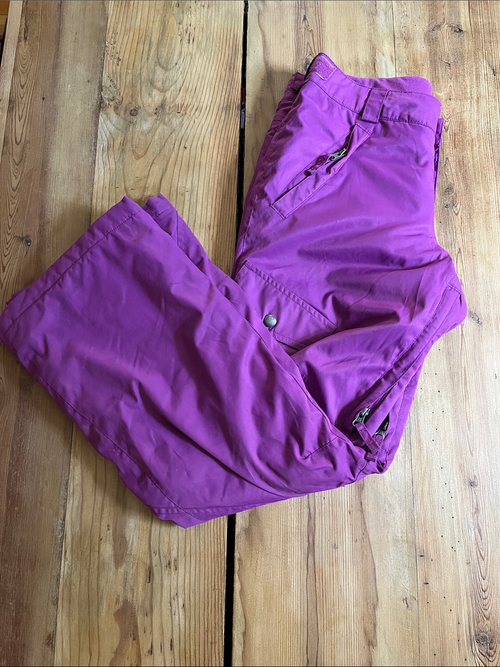 BURTON Girls 14-16 Purple Cargo Elite Snowboarding Ski Pants Skiing Dryride